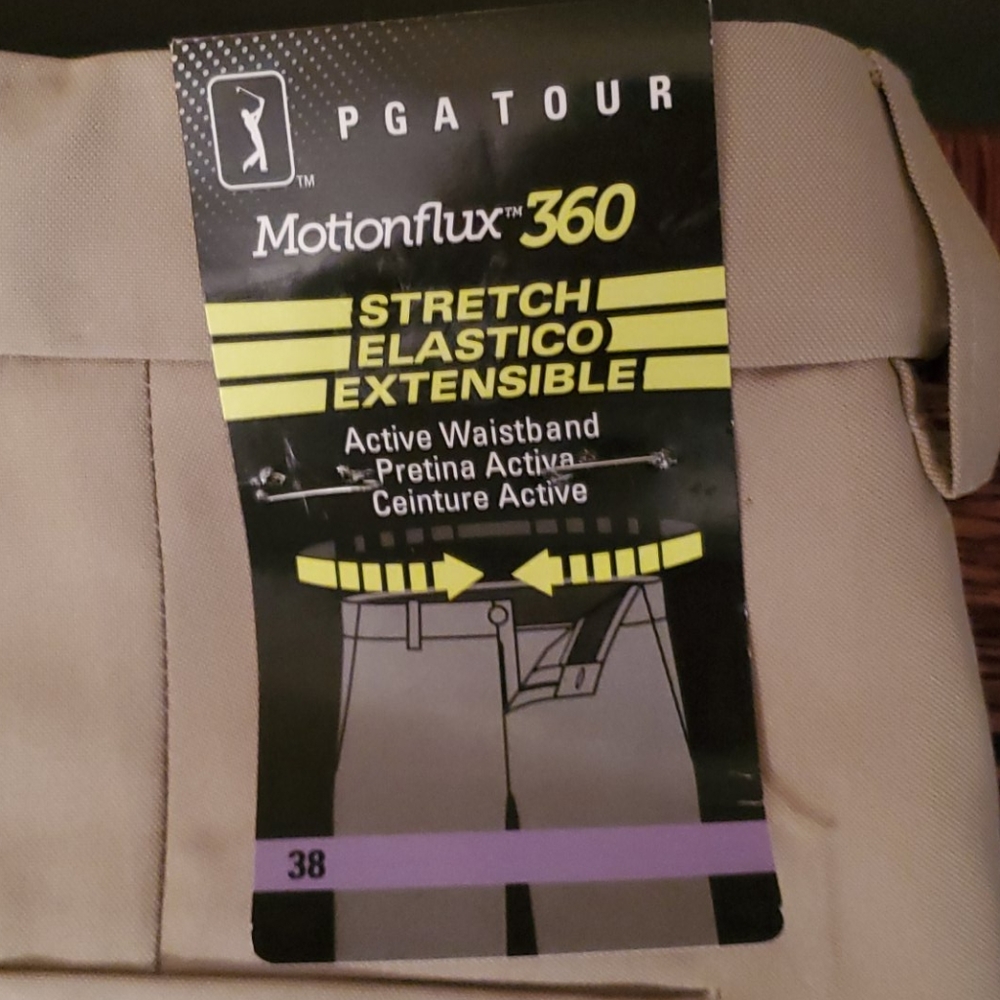 Men's PGA Tour Motionflux 360 Golf Shorts Size 38
